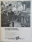 Vintage Retro Ad The Savings Banks Of New York State Grow Power High Dividends