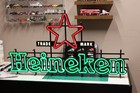 Large Rare Heineken Led Beer Sign 3 Color 47x26  Dekker Sv