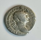 Ancient Roman Silver Denarius Trajan Ad 98   117  Rome Coin
