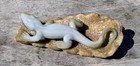Authentic Jade Carved Lizard Figurine Sculpture  Reptile Collectible Decor 2   5 