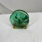 Vintage Resin Napkin Holder Teal Green Shells Starfish Coastal Beach Decor