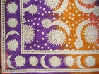 Celestial Tie Dye Tapestry Cotton Wall Hanging 90  X 60   Multi Color