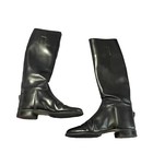 Antique Marlborough Riding Boots Womens Uk 5 5 Us 7 5 Black Leather Tall England