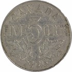 1926 Canada 5 Cents Far 6 Km29 Vf Uncertified  219