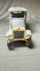 Vintage Cast Iron Toy Sedan Car 1920s 1930s Red Wheels Antique 