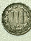 1865 Three Cent Nickel In Fine Condition