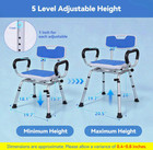 Swivel Shower Chair removable Back And Arms 400 Lbs Capacity   Adjustable Height