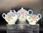 Vintage Luster Ware Mini Child s Tea Set Teapot Creamer Cups 21 Pieces Japan