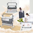 Steanny Rocking Crib Baby Bassinet Newborn Beside Sleeper Infant Sleeping Bed