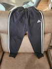 Adidas Youth Sweatpants Joggers 2 Pack Black With Red And White Stripes
