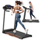 Foldable Electric Treadmill Upgraded 2 5hp  Folding 7 5mph Walking Machine 265lb