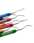 7pc High Grade Gracey Curette Scaler Multicolor Periodontal Dental Instruments