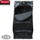 Rubbermaid High Capacity 128 Litre Vinyl Janitor Cart Bag Black Executive
