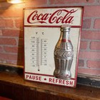 Huge  20 x12  Open Roads Embossed Coca-cola Wall Thermometer   ships Free 