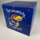 Kansas Jayhawks Coton Colors Christmas Ornament Rock Chalk New In Box Rare Ku