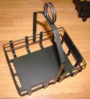 Metal Restaurant Style Condiment Holder Basket 8  X 6  Heavy  Black 10 Pieces