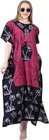 Women s Cotton Floral Caftan Maxi Dress Plus Size Kimono Lounge Beach Cover Up