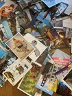 Huge Lot 300  Antique Vintage Postcards Rppc Linen Postmarked Worldwide 1917 