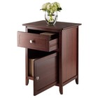25 X 18 9 X 14 96-inch Wood Night Stand accent Table  Brown  94215 