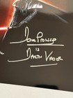 Star Wars Darth Vader 8x10 Photo Signed By Dave Prowse And James Earl Jones