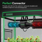 Vivosun 4  6  8  Aluminum Air Ducting Tube Dryer Vent Hose 4-layer W  Clamps