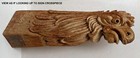 Antique Cape Cod Gargoyle Sign Post Dated 1914 Hand Carved Wood Falmouth Heights