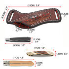 Tourbon Leather Folding fixed Blade Knife Sheath Belt Pouches Edc Tools Pocket