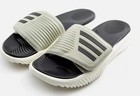 13 men s Adidas Alphabounce 2 0 Slide Sandals  Putty Grey Ig5948 New