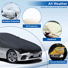 6 Layers Peva Cotton Car Half Body Cover Waterproof Snow Cover Anti-uv Sedan Suv