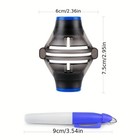 360   Golf Ball Line Marker Kit - Alignment Tool With Markers For Putter Accuracy