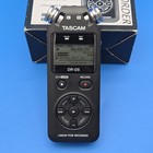 Tascam Dr-05 Linear Pcm Handheld Recorder 8gb Card Box Accessories Tested