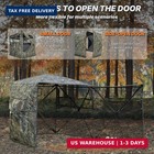 Hunting Blind -360   See Through 2 3 4 Person Ground Blinds For Deer Hunting