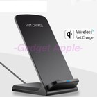 Wireless Fast Charger Charging Pad Stand Dock For Samsung Galaxy Iphone Phone