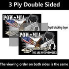 Pow Mia Eagle Flag 3x5 Outdoor Double Sided 3 Ply-made In Usa-pow Flag Durable