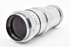  near Mint  Carl Zeiss Jena Triotar 135mm F 4 Silver Telephoto M42 From Japan
