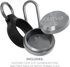 Premium Carrying Case     Durable Travel Keychain Container  Medicine Pill Organiz