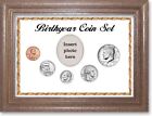Framed Birth Year Coin Gift Set White 2023