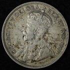 1933 Canada Silver Twenty Five Cents Xf E360 Oarcn
