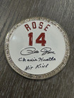 Pete Rose Challenge Coin With Career Stats Future Hall Of Fame Hof A Must Have  