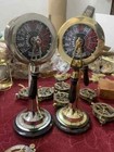 14  Nautical Brass Ship s Telegraph Engine Room London 1866 Maritime Set Of 2 Pc