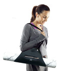 Oak And Reed Neoprene Yoga Mat Bag     Fits Most Mats  Black lavender Zipper