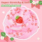 Strawberry Butter Slime  Scented Slime Kit  Kids Toys For Ages 5-7 8-13 Pink