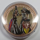 2019 Britannia   Germania 1 Oz Silver Colorized Allegories 5 Mark Coin  60847c