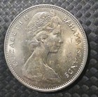 1966 Bahamas -  1 Dollar - Conch Shell -  5 Oz Mint Bu Unc Silver - Beauty 