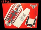 Champion Spark Plugs - 1960s Giveaway Promo  3pcs  Fold Up Boats Sign Display