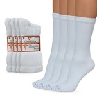 3-12 Pairs Mens Diabetic Crew Socks Health Circulatory Non-binding Cotton 9-13