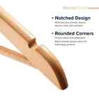 20 Pack Premium Wooden Hangers Non-slip Clothes Hangers 360   Swivel Hook