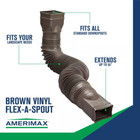 Downspout Extension Expandable 25 To 55 In Flexible Drain Rain Pipe Spout Gutter