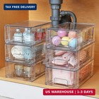 Vtopmart 4 Pack Stackable Clear Drawer With Dividers
