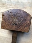 Burl Wood Mallet And Two Other Primitive Antique Woodworking Mallets Lot Of 3